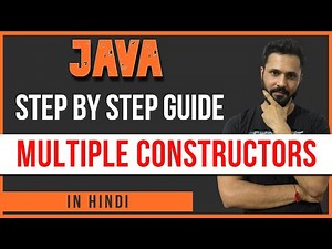 Java tutorial in Hindi for beginners #44 Two Constructors in java | Multiple Constructors