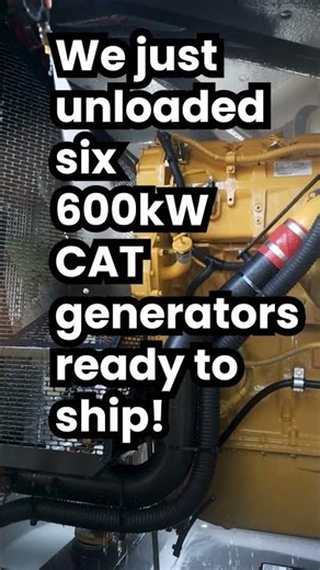BRAND NEW 600kW CAT Generators!