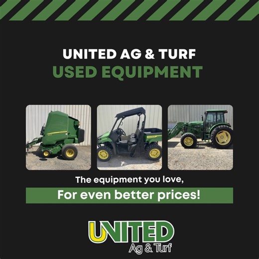 Discover our extensive collection of over 2,000 used equipment options that suit any job you require! At United Ag & Turf, we've got you covered.💪 🔗 https://www.unitedagandturf.com/used-equipment/ | United Ag & Turf