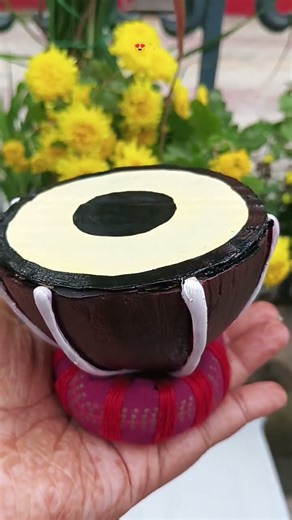 Tabla craft ideas/coconut shell craft ideas✨#trending #creative #youtubeshorts #shorts
