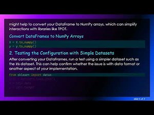 Fixing the TPOT Error in Python: Cannot Set Using a Slice Indexer with a Different Length