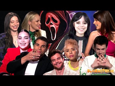 SCREAM 5 cast interviews (2022) | Marley Shelton, Dylan Minnette, Melissa Barrera, Jenna Ortega