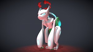 Gigantimax Mewtwo Shiny - 3D model by Ralph Bosman (@RalphBosman)