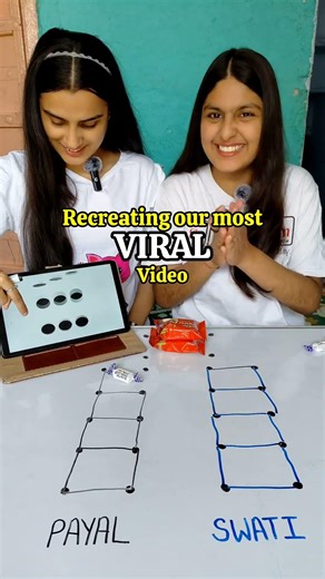 ULTIMATE DICE ROLL SQUARE GAME! 🎲🍫 (Sister vs Sister) Winner Gets Chocopie! 🥧 #shorts