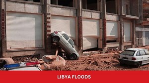 Video: Floodwaters in Libya wipe out entire neighbourhoods in Derna