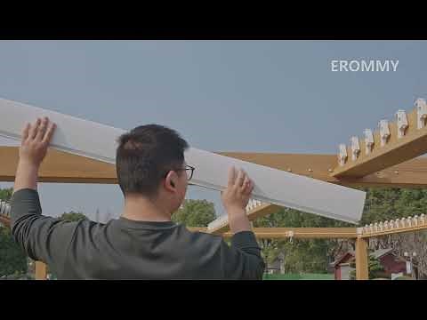 How to Install a big size Louvered Pergola | Step-by-Step Guide