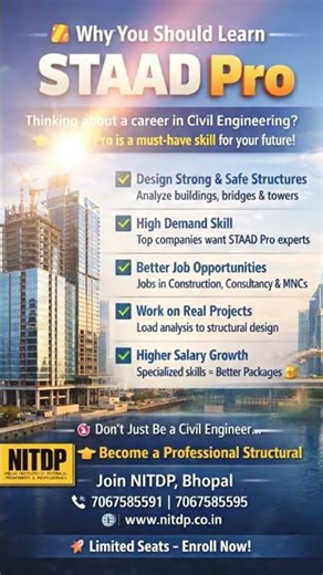 best staad pro training in bhopal