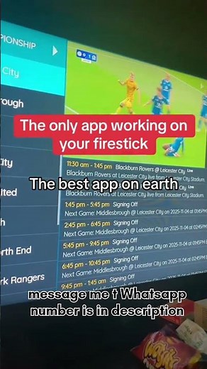 Amazon firestick working with the app this is unreal the best for sports #fyp #sports #app