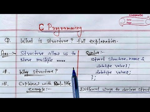 Structure In C Programming | What is Structure? Full Explanation | Learn Coding