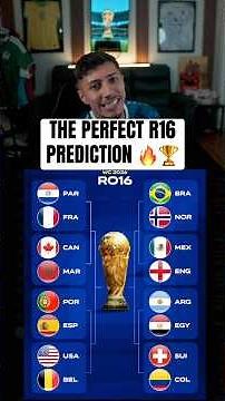 THIS R16 PREDICTION IS 100% ACCURATE #worldcup #roundof16 #prediction #football #soccer #r16
