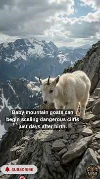 🔬🐐 The Scientific Discovery of the Mountain Goat | Secrets of Nature’s Ultimate Cliff Climber