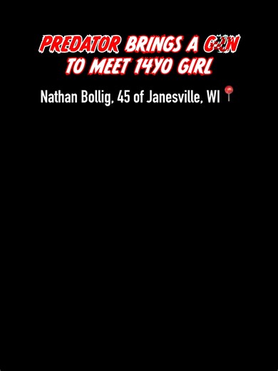 Nathan Bollig, 45 of Janesville, WI📍 🚨FULL CATCH on YouTube & Locals #predator #caught #crime #criminal #cops #police #predators #funny #prank #catch #Prison #dumb #wisconsin #call