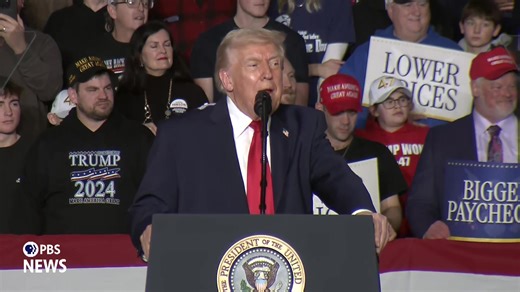 WATCH LIVE: Trump gives speech on energy and the economy as Minnesota shooting fallout continues | PBS NewsHour