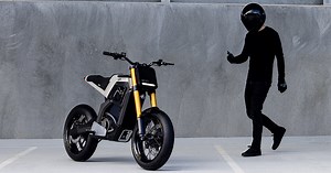 DAB motors unveil concept-e electric supermoto-style motorcycle