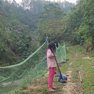 What would you do to those two girls if you were their parents❓ This is how they play with their brother when their mother is not home. | Bushcraft Camping