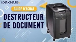 MEILLEUR DESTRUCTEUR DE DOCUMENT (2023) - Comparatif & Guide dachat