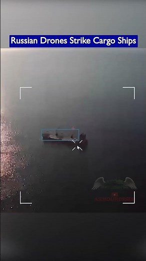 Russian Kamikaze Drones Attack Three Cargo Ships Near Odesa