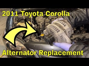 2009-2013 Toyota Corolla Alternator Replacement! How to Test and Replace Your Alternator!