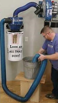 Rockler Dust Right 4'' Wall-Mount Cyclone Dust Separator