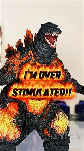 Burning Godzilla in a nutshell #godzilla #godzillaactionfigures #stopmotion #overstimulated #meme