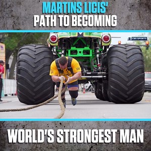 THE STRONGEST MAN IN THE WORLD? That title belongs to Martins Licis. | CBS Sports