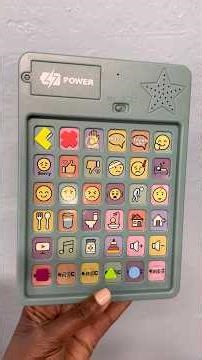 Low cost AAC device modified for students who are blind #visuallyimpaired #speechdelay