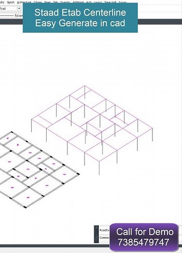 🏗️ Instant Beam Centerline Layout: Automate Structural Plans with RCADExpress