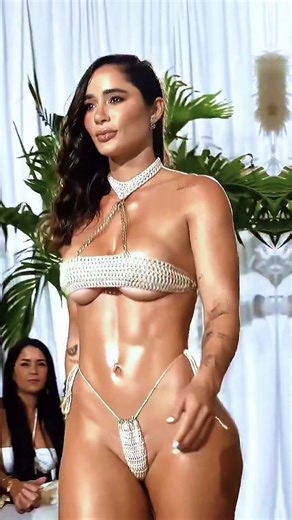 Bikini fashionmodel on the runway of the Las Vegas Swimweek 2026. #bikini #fashionshow #model #fypシ゚viral #topmodel