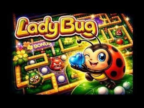 Lady Bug Arcade Gameplay 🐞 Classic Maze Game | Arcade Retro Gaming