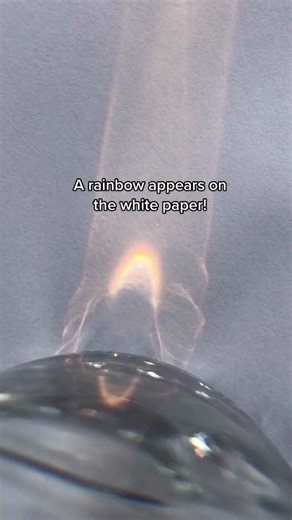 Make a rainbow at home with this simple science experiment