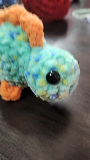 Cute Crochet Dinosaur Creation