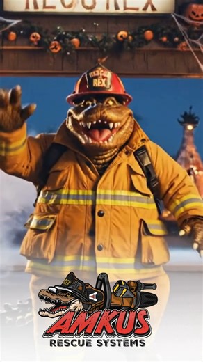 Rescue Rex and the entire AMKUS Rescue Systems team want to wish everyone a safe and spooktacular Halloween! Stay safe out there and have a frightfully fun night! 🎃🦴 #HappyHalloween #RescueRex #AMKUSRescue | AMKUS Rescue Systems