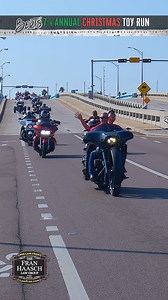 1.3K views · 10K reactions | ️ Incredible sight at Bert's 7th Annual Christmas Toy Run! A continuous line of motorcycles for over ten minutes - a testament to the overwhelming support for the cause. Your dedication has helped gather an abundance of toys for children in need. Thank you all for making this event a tremendous success! ️ #onlyatberts #merrychristmas #bikers #toyrun #LawFran #tistheseason #remeberthereason | Fran Haasch Law Group Accident & Injury Lawyers | Facebook