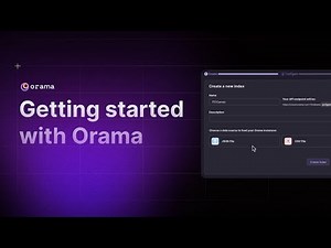 Getting Started with Orama - Creating a JSON index