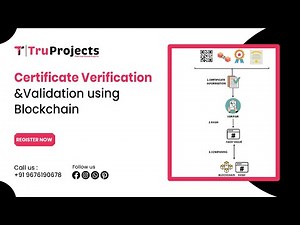 Certificate Verification and Validation using Blockchain top tranding blockchain projects ide
