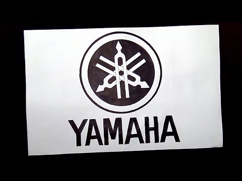 How to draw the Yamaha logo
