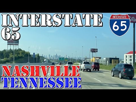 I-65 South - Nashville - Tennessee - 4K Highway Drive
