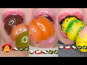 Satisfying Mukbang ASMR Eating Different Mochi 🍡