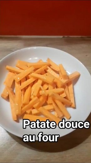 recette facile et rapide de patate douce au four