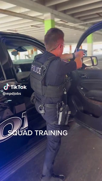 Here’s some footage of a Fiesta Swings squad training at the Fiesta Mall. You know something guys? If you’re passionate about crime fighting, you can be out here with these people. Our department provides you with the training you need, you do NOT need special training or law enforcement experience to become a police officer with Mesa PD. We will train you at our police academy, and continue to train you throughout your career. The difference between YOU and these guys is they hit the “apply now