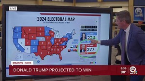 Trump projected winner of presidential election after claiming Wisconsin