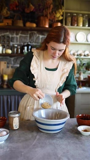 Making Soft Gingerbread Cake from The White House Cookbook 🌟 This recipe along with “Hard Gingerbread” biscuits are now on the blog. You can watch me make the full recipe on YouTube today as well as see our holiday decorations & some daily vlog clips on the farm! 🥰 Enjoy! Have a cozy weekend, my Dear ❤️🌟 Dress: @sondeflor Apron: @littlewomenatelier Music: @gothardsisters Gingerbread, Christmas cookies, holiday baking, baking, cottagecore #baketok #christmasbaking #cozyvibes #history #vintager