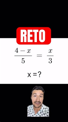 Solve this first-degree equation with fractions #mathematics
