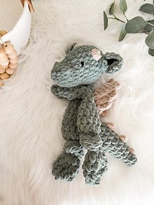 Dragon Baby Lovey Blanket, Plush Toy, Dragon Baby Gift, First Birthday Gift Boy, Security Blanket, Dragon Nursery - Etsy
