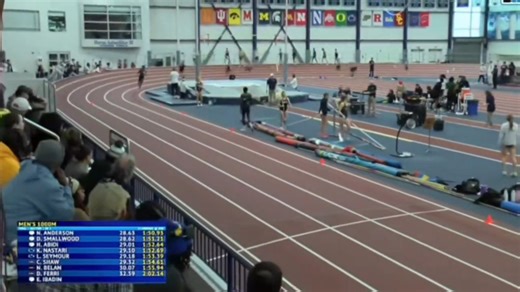 牙买加800NR保持者纳瓦斯基·安德森在31号举行的宾州州立大学全国公开赛跑出2.18.53打破牙买加尘封近26年的1000米国家纪录