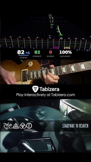 Attempting Iconic Jimmy Page Guitar Solo! Tabizera (Led Zeppelin - Stairway To Heaven) #guitartabs