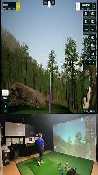 Play Whispering Pines with me on GS PRO using the GC QUAD PART 1 #short #golf #golfswing