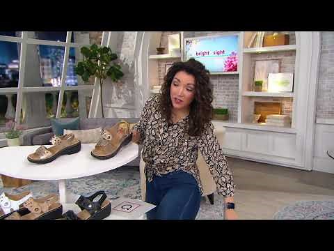 Clarks Collection Adjustable Sandals - Merliah Dove on QVC
