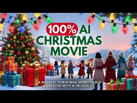 100% AI Christmas movie: Glow of the Fairy Lights #merrychristmas #christmaslights #ai movies