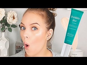 THRIVE Causemetics Buildable Blur CC Cream FULL REVIEW/Wear Test for oily, textured skin